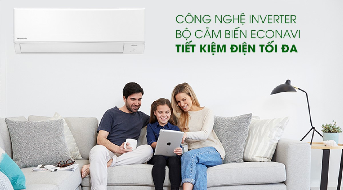 Điều hòa Panasonic 1 chiều Inverter 9000BTU CS-PU9WKH-8M 2